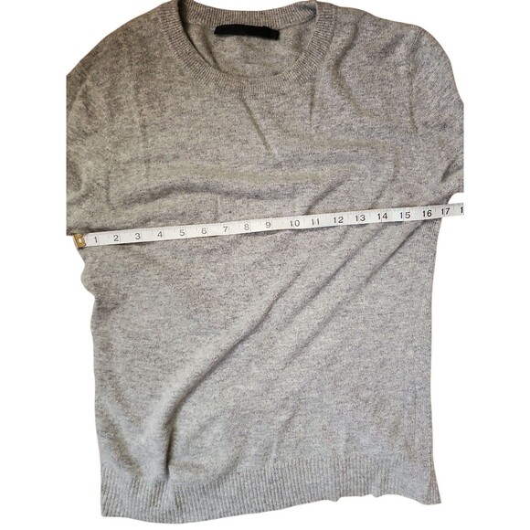 Jenni Kayne Wool Cashmere Blend Crewneck Sweater Womens Medium Gray Old Money - Picture 6 of 9